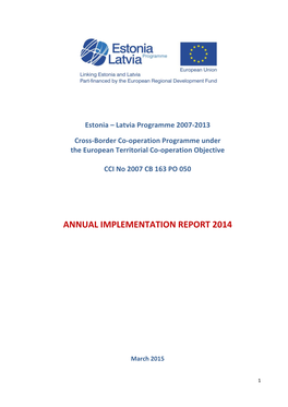 Annual Implementation Report 2014