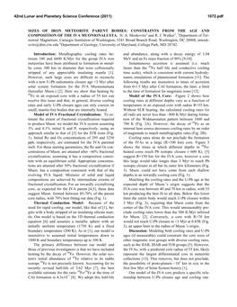 Sizes of Iron Meteorite Parent Bodies: Constraints from the Age and Composition of the Iva Muonionalusta