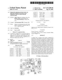 United States Patent (10) Patent No.: US 7,111.290 B1 Yates, Jr
