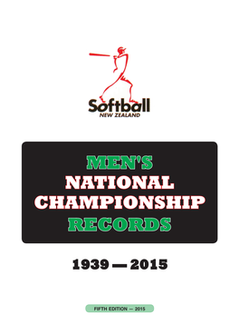 Men's National Championship Records