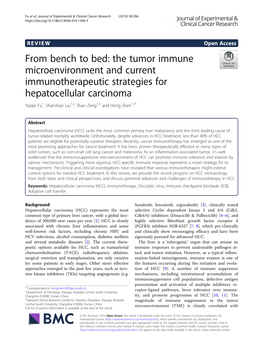 From Bench to Bed: the Tumor Immune Microenvironment and Current