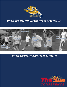 2010 Warner Women's Soccer 2010 Information Guide