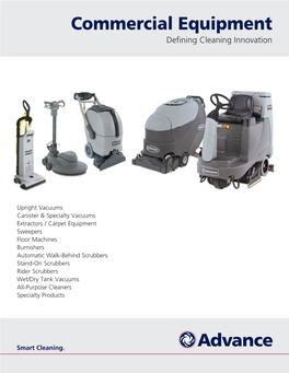 Commercial Equipment Defining Cleaning Innovation