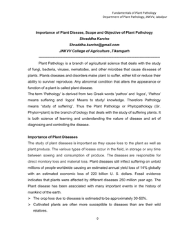 Classification of Plant Diseases