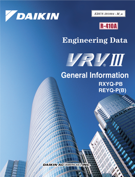 EDUS391004 M a RXYQ PB REYQ PB General Information