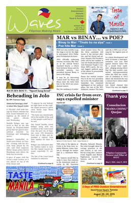 MAR Vs BINAY… Vs POE?