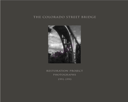 The Colorado Street Bridge