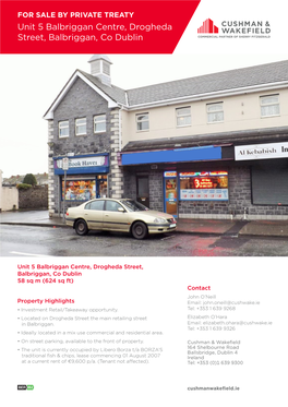 Unit 5 Balbriggan Centre, Drogheda Street, Balbriggan, Co Dublin