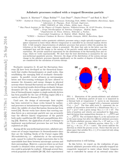 Adiabatic Processes Realized with a Trapped Brownian Particle