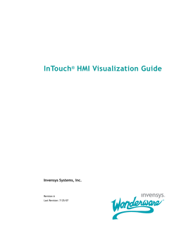 Intouch HMI Visualization Guide 4 � Contents