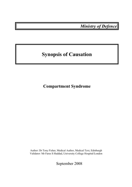 Compartment Syndrome