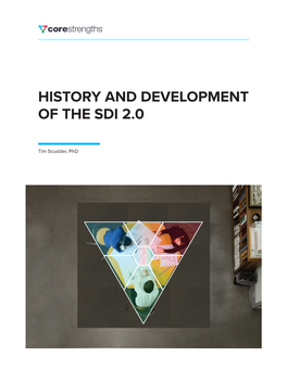 History and Development of the Sdi 2.0
