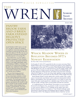 SVT Wren Winter 2012.Indd