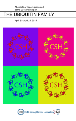 The Ubiquitin Family