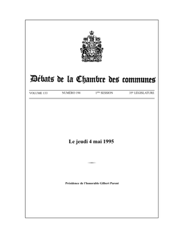 Le Jeudi 4 Mai 1995