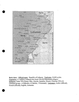 4.1 Million; Lebanon Also Hosts 356,000 Palestinian Refugees