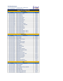 2 Wheeler Engie Product List.Xlsx