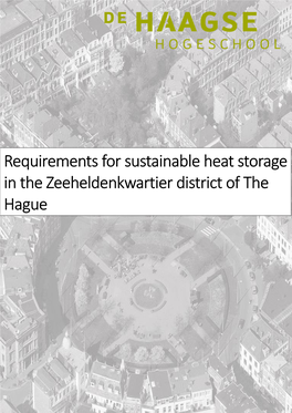 Requirements for Sustainable Heat Storage in the Zeeheldenkwartier