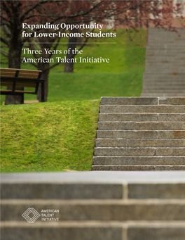 Expanding Opportunity for Lower-Income Students
