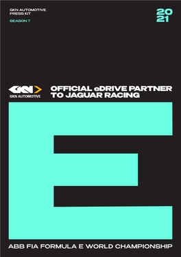 OFFICIAL Edrive PARTNER to JAGUAR RACING