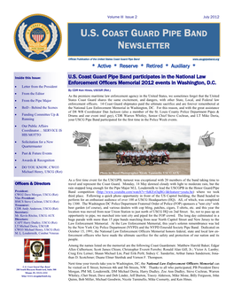 July 2012 News Letter