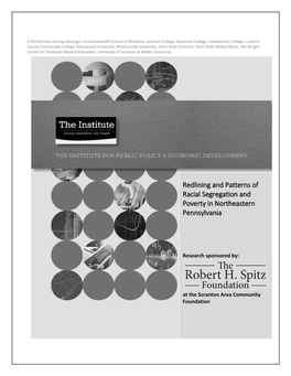 Redlining and Patterns of Racial Segregation and Poverty in Northeastern Pennsylvania