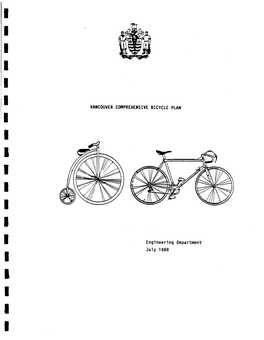 Comprehensive Bicycle Plan :1 I I I I I I