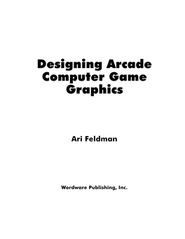 Designing Arcade Computer Game Graphics