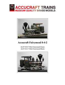 Accucraft Fairymead 0-4-2