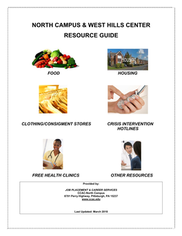 North Campus & West Hills Center Resource Guide