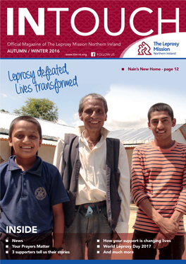 Leprosy Defeated, Lives Transformed