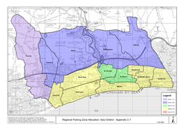 Parking Zone Allocations: Wards in District Or Borough