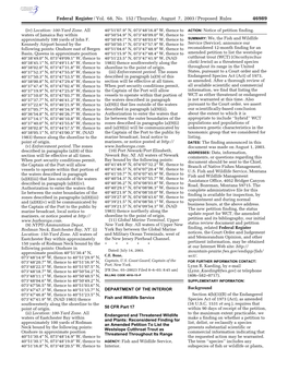 Federal Register/Vol. 68, No. 152/Thursday, August 7, 2003/Proposed Rules