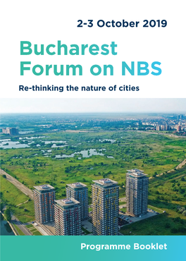 Bucharest Forum on NBS Re-Thinking the Nature of Cities