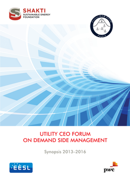Utility CEO Forum on Demand Side Management