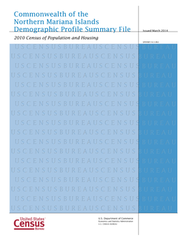 2010 Census of Population and Housing Technical Documentation