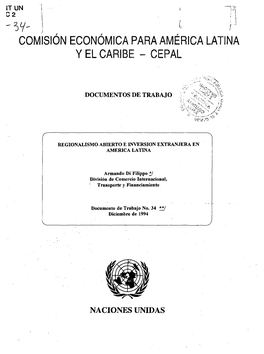 J Tr COMISIÓN ECONÓMICA PARA AMÉRICA LATINA Y EL