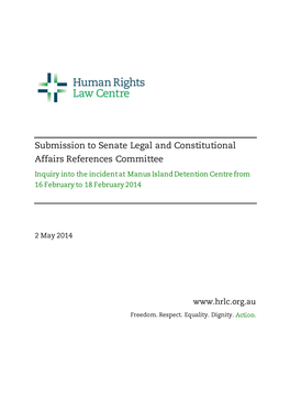 Human Rights Law Centre Ltd Level 17, 461 Bourke Street Melbourne VIC 3000