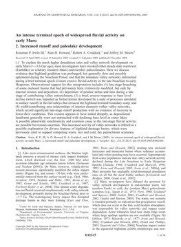 An Intense Terminal Epoch of Widespread Fluvial Activity on Early Mars: 2