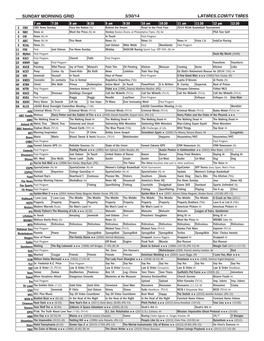 Sunday Morning Grid 3/30/14 Latimes.Com/Tv Times