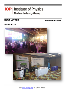 NEWSLETTER Issue No. 9 November 2018