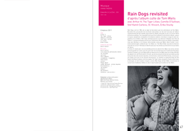 Cristina Branco Rain Dogs Revisited