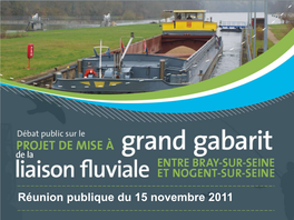 Projet De Mise À Grand Gabarit De La Liaison Fluviale Entre Bray-Sur-Seine