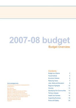 Budget Overview