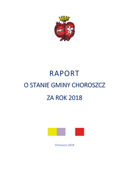 Raport O Stanie Gminy Choroszcz Za Rok 2018