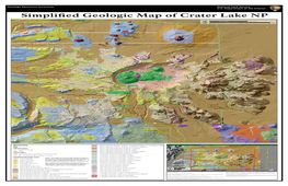 Simplified Geologic Map of Crater Lake NP