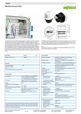 758-919, Wireless Access Point