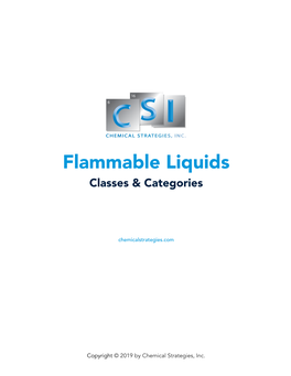 Flammable Liquids