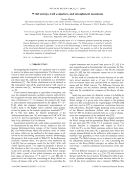 Wehrl Entropy, Lieb Conjecture, and Entanglement Monotones