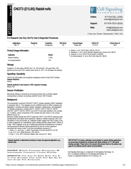 13300 CNOT3 (E1L9S) Rabbit Mab
